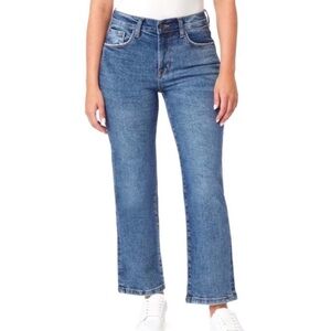 Kensie Vintage Luxe The Ella High Rise Straight Blue Jeans 10/30 26” Inseam